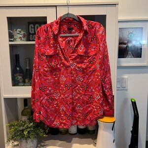 Medium Watermelon Ann Taylor blouse